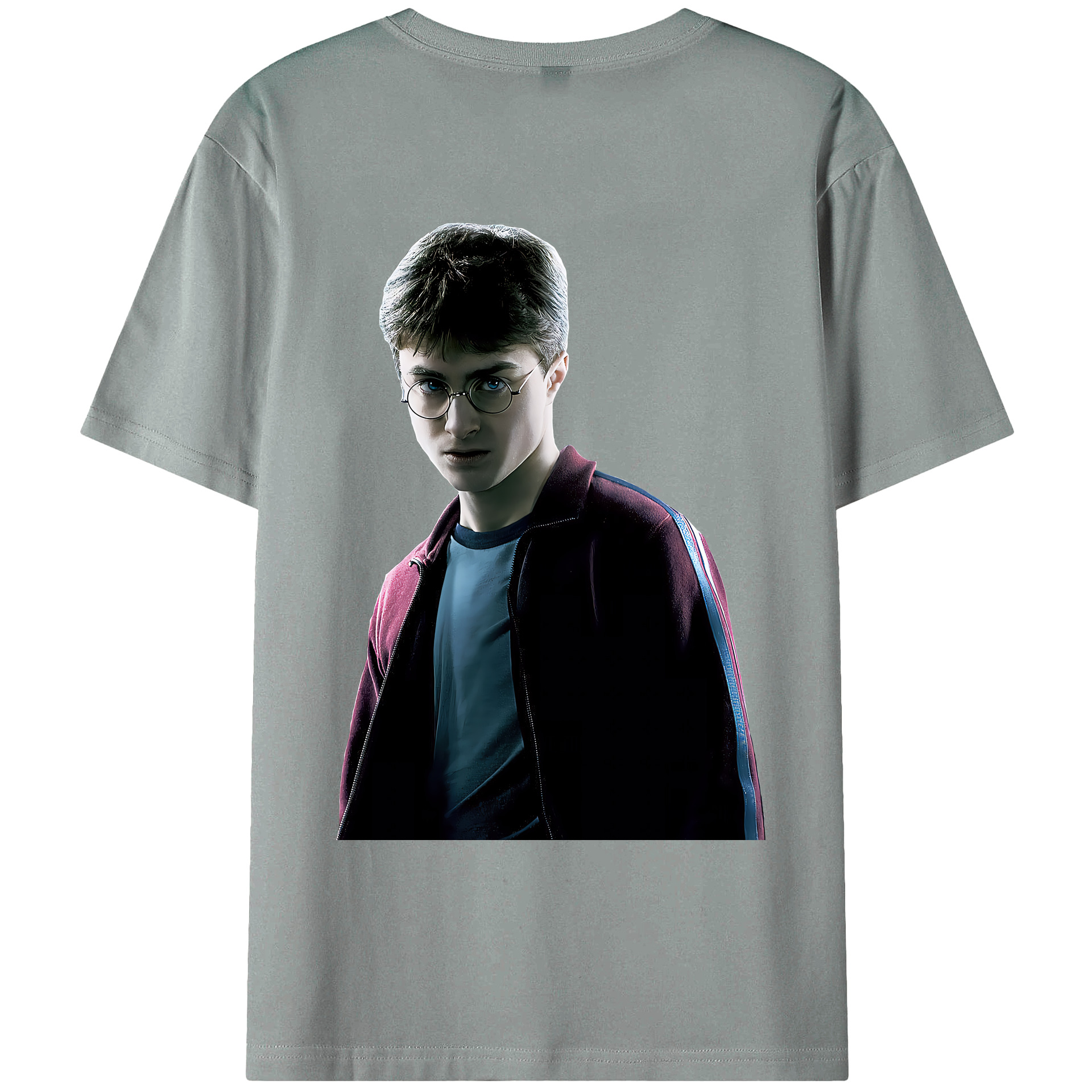 （画像用） Harry Potter ハリー・ポッターシリーズ 綿100％ メンズ半袖Tシャツ（バックプリント） 通気性
